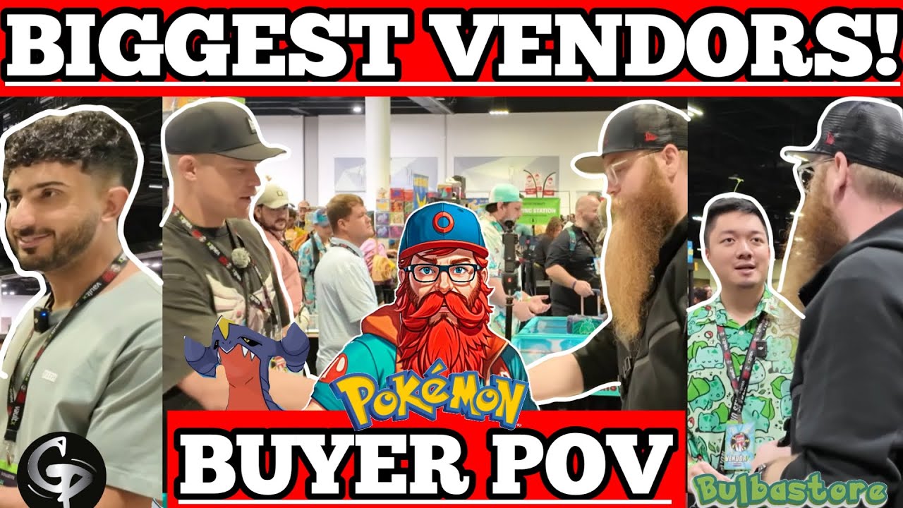 CRAZIEST CARD SHOW! THE BIGGEST POKEMON VENDORS IN ONE PLACE? BUYER POV! CARD PARTY 3!