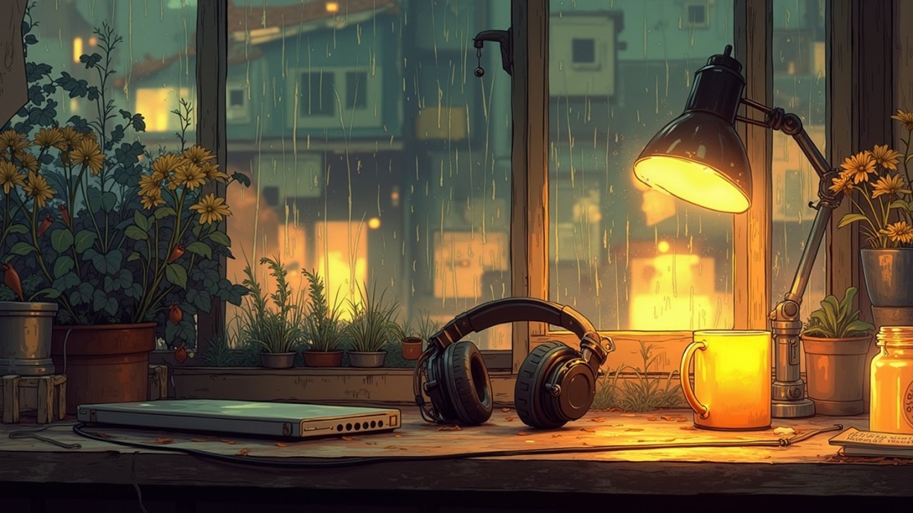 Lofi Hiphop Mix ~ Расслабляющие биты для учебы под дождь | Инструментальная музыка для студентов