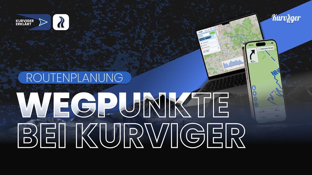 Kurviger Erklärt – Wegpunkte bei Kurviger