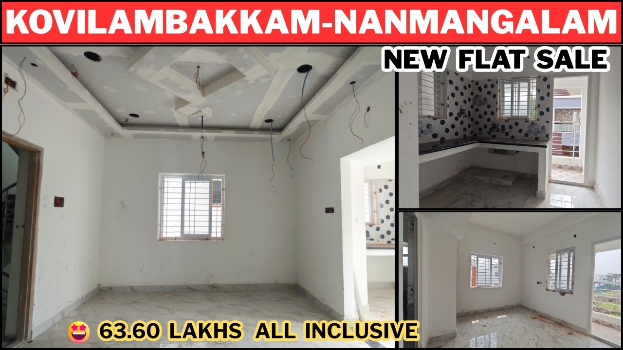 Affordable New Flats in Kovilambakkam Nanmangalam! Ready to Move