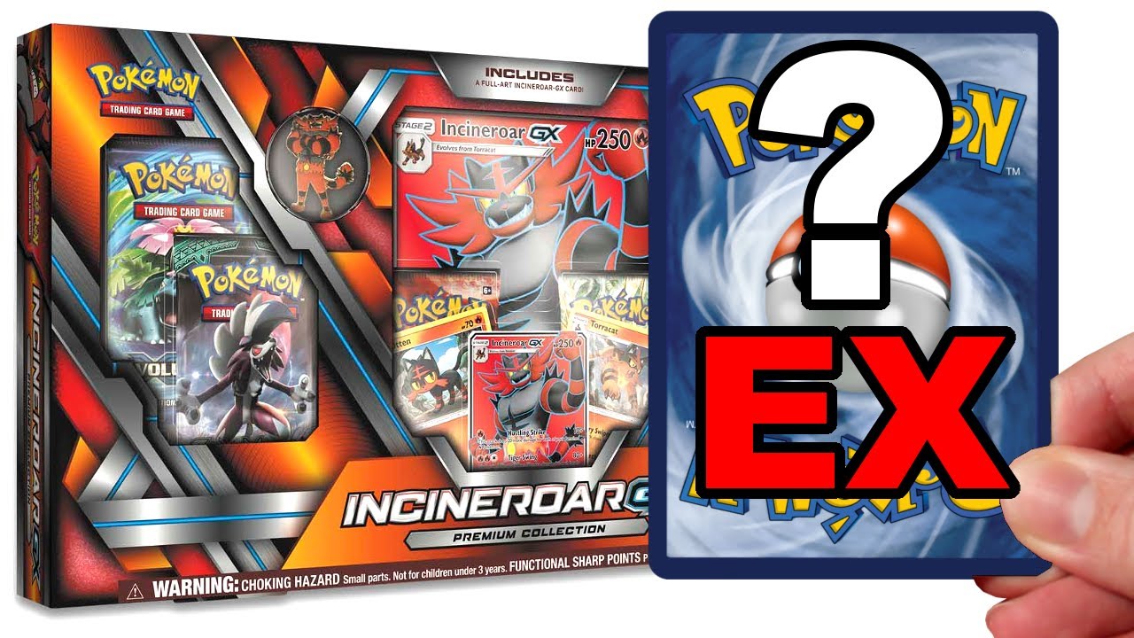 I Pulled an EX! Opening an Incineroar GX Premium Collection Box MandJTV Pokemon TCG