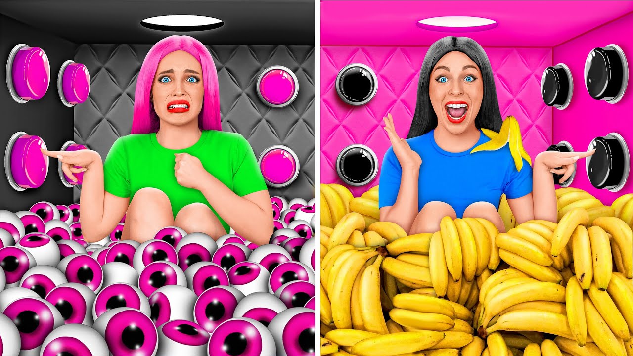 1000 Mystery Buttons Challenge #4 | Only 1 Lets You Escape by TeenDO Challenge