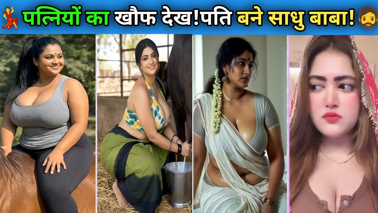 💃 पत्नियों का खौफ देख!पति बने साधु !🧔Don't Try To Laugh Challenge Hilarious Moments #funny #Comedy