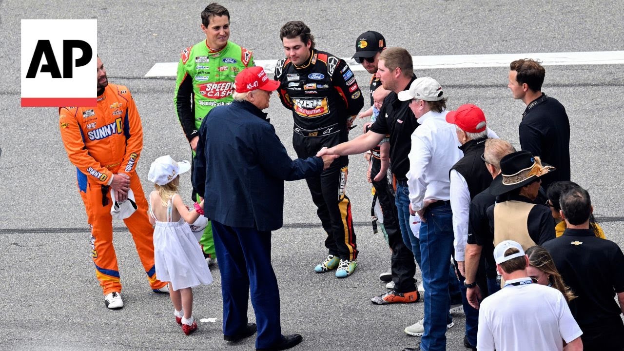 Trump attends NASCAR's Daytona 500 for the second time as president