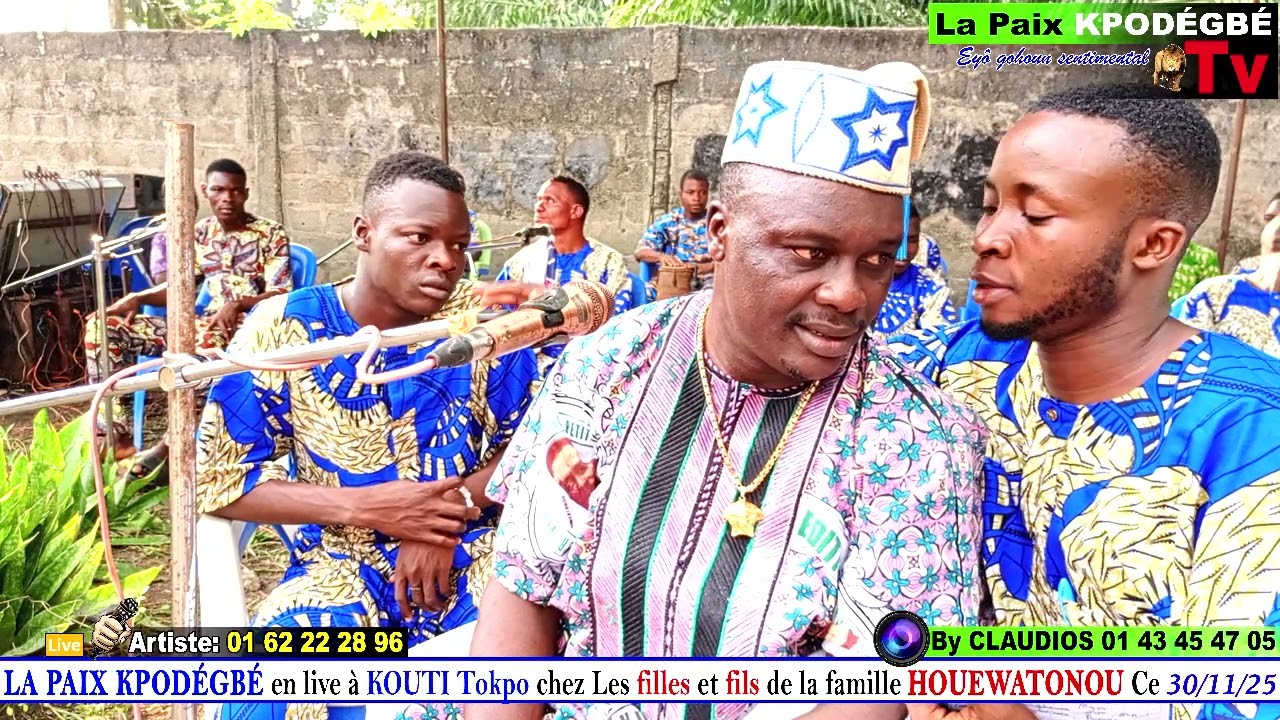 La Paix Kpodégbé en live à Kouti Tokpo chez les filles et fils de la famille HOUEWATONOU partie 1