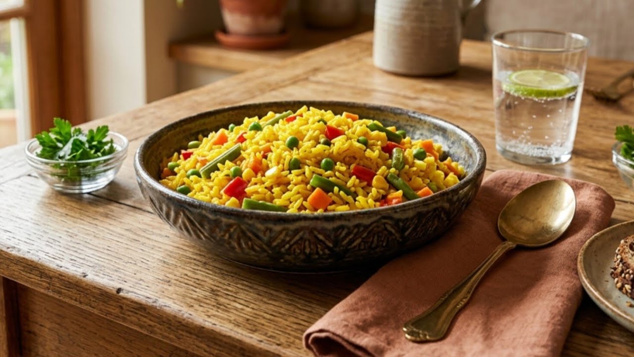 ARROZ COM AÇAFRÃO (CÚRCUMA)