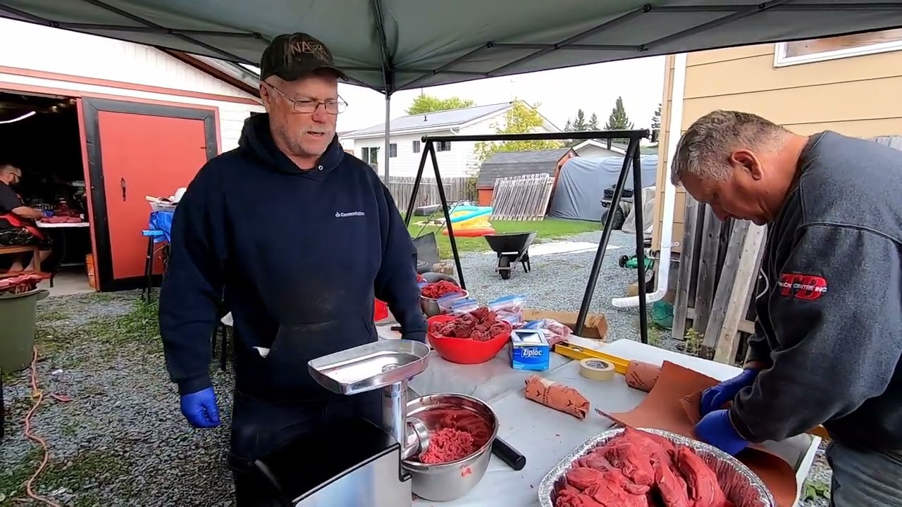 Processing Moose Meat