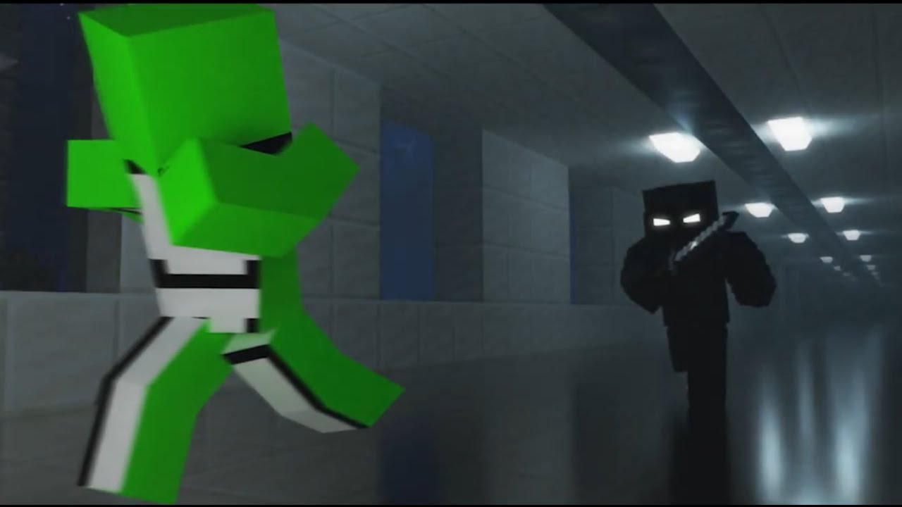 HORROR ANIMATION ! Dream | Minecraft Speedrunner VS DARK HUNTER | Minecraft Animation