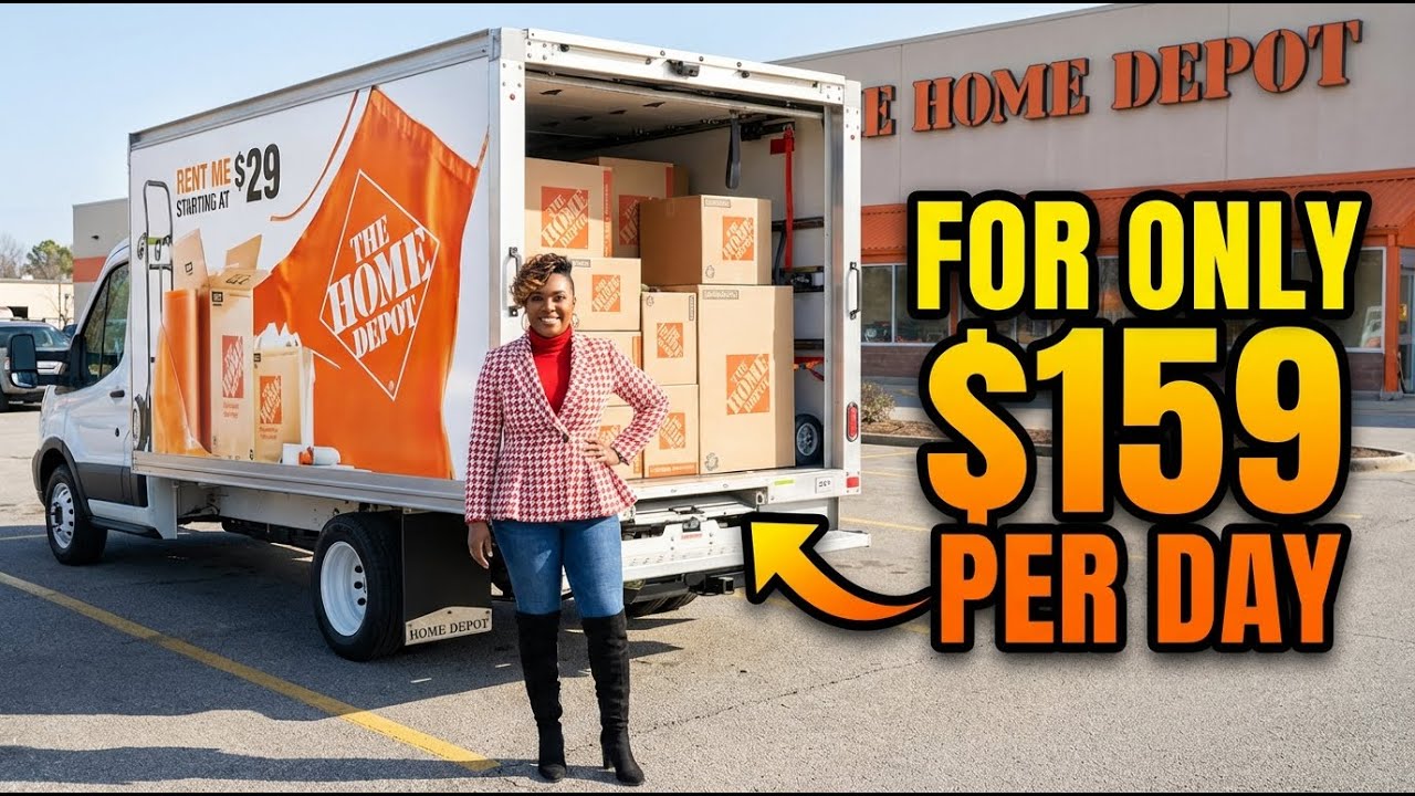 Home Depot Moving Box Truck Rental ($159 all day with unlimited mileage)
