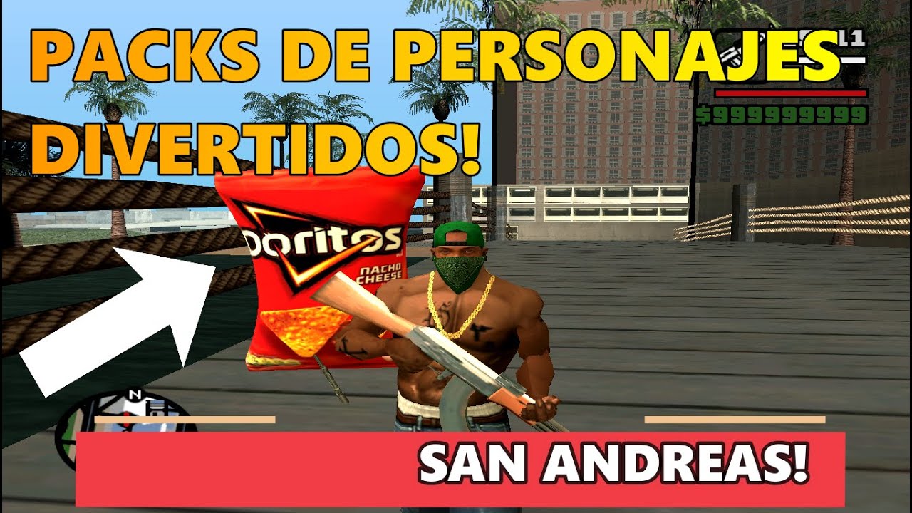 Pack De Personajes DIVERTIDOS Para GTA SAN ANDREAS! *link directo*