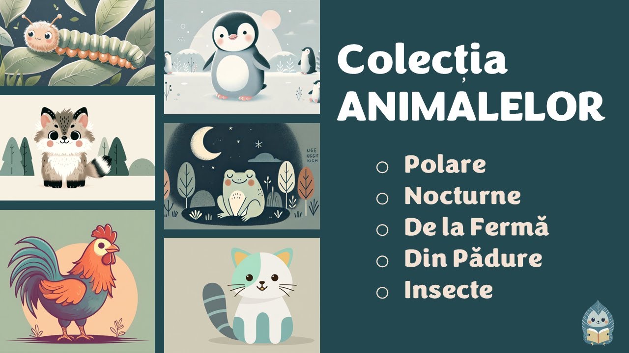 🐻❄️ Animale pentru copii: Polare, Nocturne, De la Fermă, Insecte și Animale din Pădure 🌙✨ | 25 min