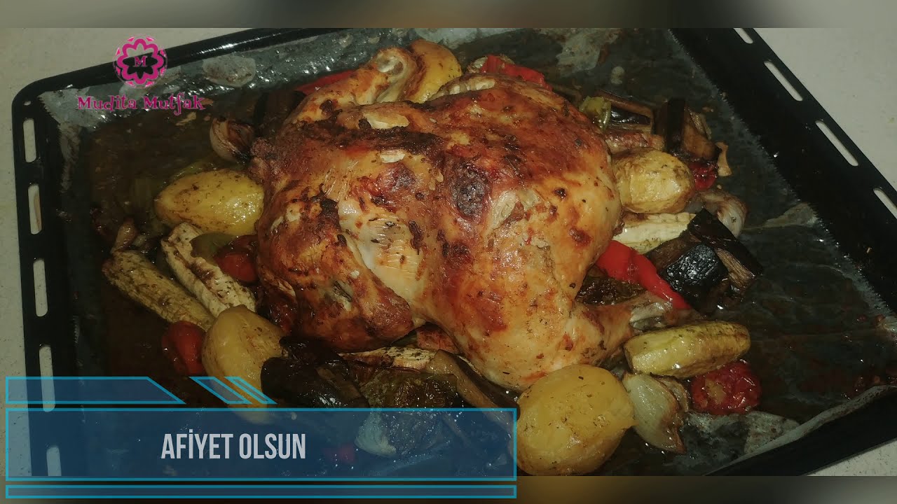 Fırında Sebzeli Tavuk Yemeği Tarifi