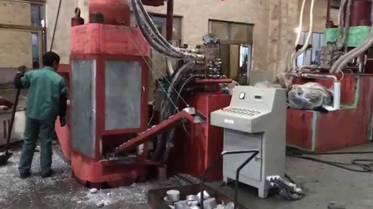 Aluminum Briquette press, aluminum turnings recycling, recycling machine
