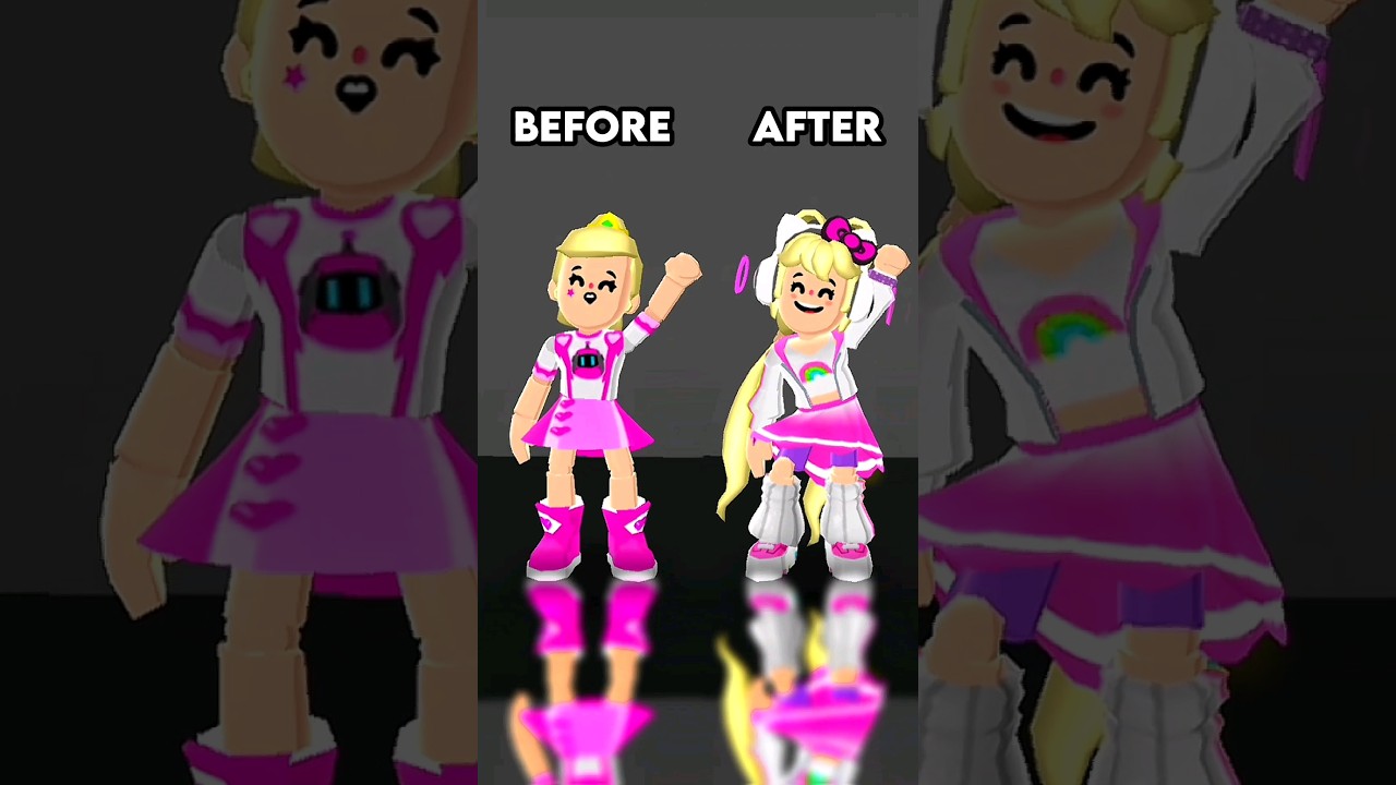 RECREATING DEFAULT NOOB AVATARS #noragamerpkxdyt #pkxd #shorts