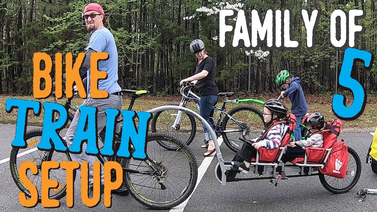 Our Family's Bike Trains - Weehoo iGo2 (RV Bound | Family of 5) S1-Ep3 #rvbound