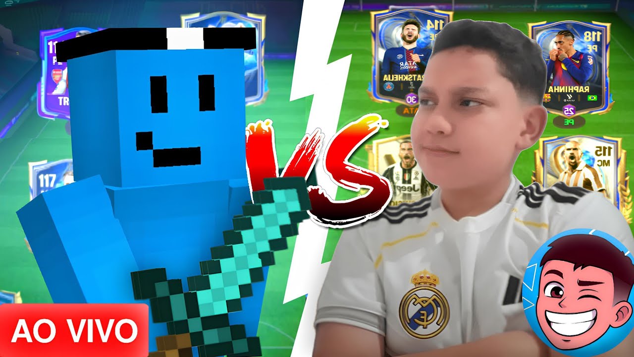 🔥JOGANDO FC MOBILE COM O BRENX! - FC MOBILE  - 🔴AO VIVO - BLUE💙
