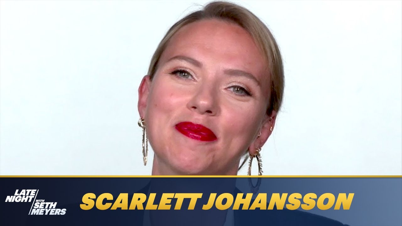 Scarlett Johansson Describes Her Very Pandemic Wedding with Colin Jost