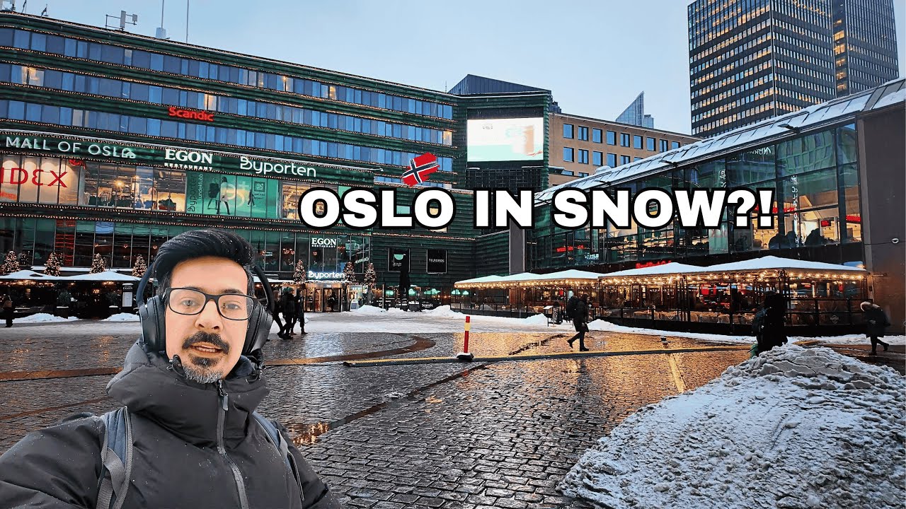 Exploring Oslo, Norway | Winter Vlog | Urdu / Hindi
