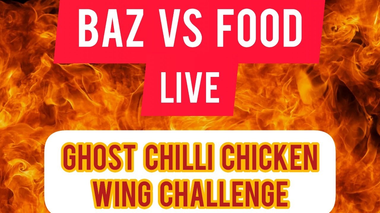 Baz Vs Food live spicy challenge No. 16 - with live beer review at 1hr 24 mins In