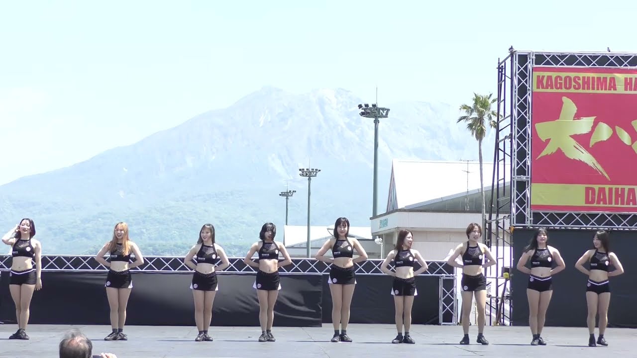 鹿児島レブナイズ オフィシャルチアダンスチーム 『REIBES』＜かごしま春祭大ハンヤ 2025＞