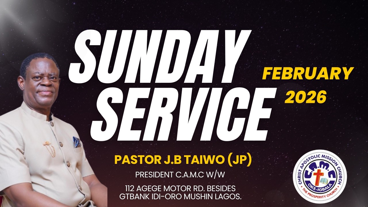 FIRST SUNDAY • ANOINTING SERVICE & PRAISE HOUR | 01 FEBRUARY 2026.
