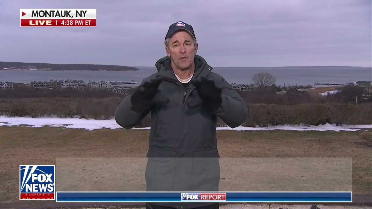 Mike Seidel Fox News Pre-Blizzard Montauk, NY 2-22-2026
