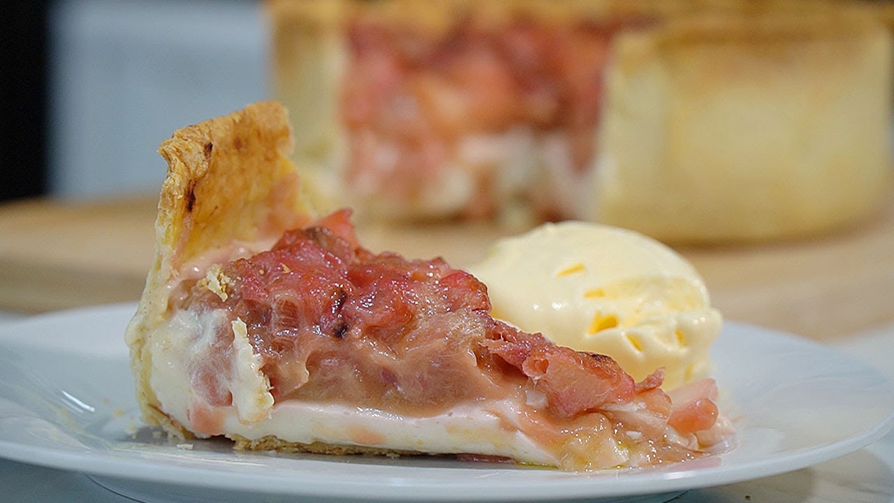 Rhubarb and Custard Pie 18th Century to 20th Century twist!