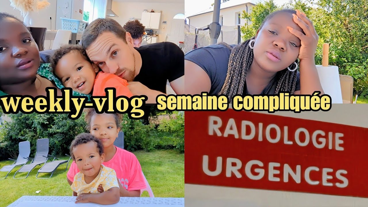 weekly-vlog#6/ direction urgences pour moi/ vacances annulé 😞