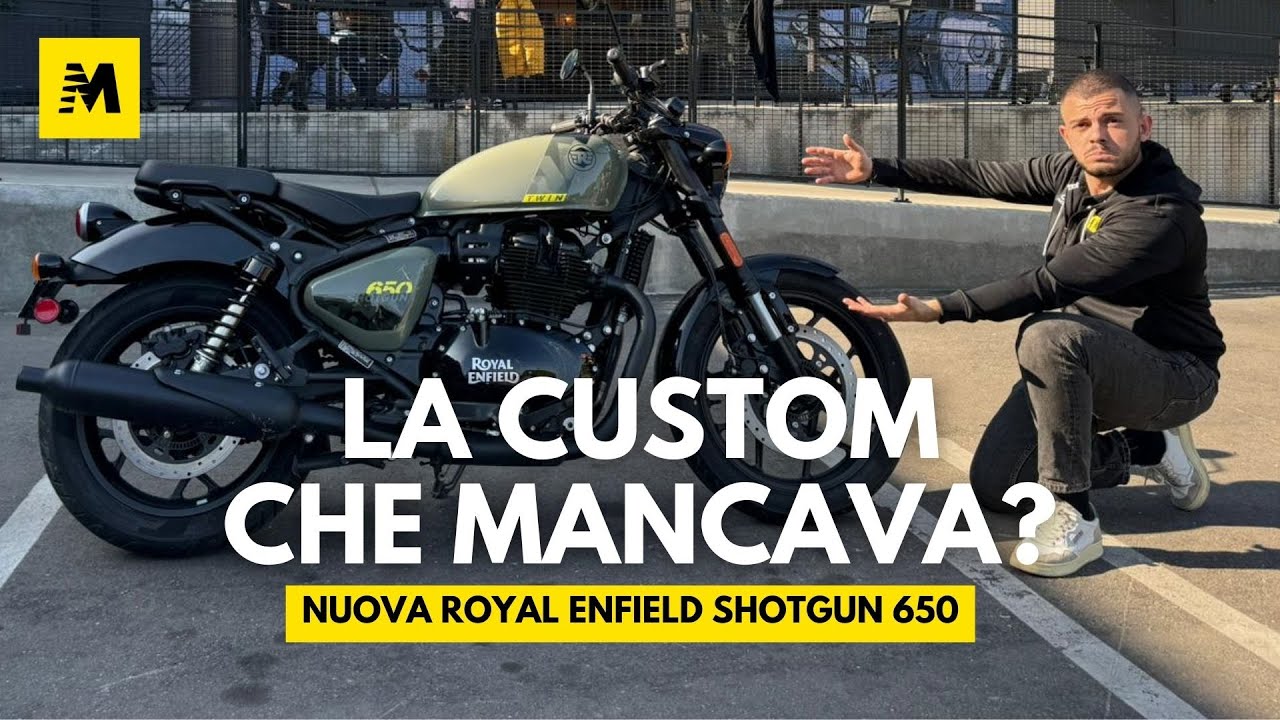 Royal Enfield SHOTGUN 650: CUSTOM e ACCESSIBILE? Lei è la risposta!