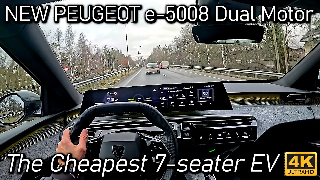 NEW Peugeot e-5008 GT Dual Motor (326 hp) - The Cheapest 7-seater EV