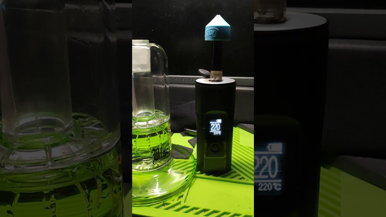 Arizer Solo2 DabVap v2 Black Leaf Ballon bong