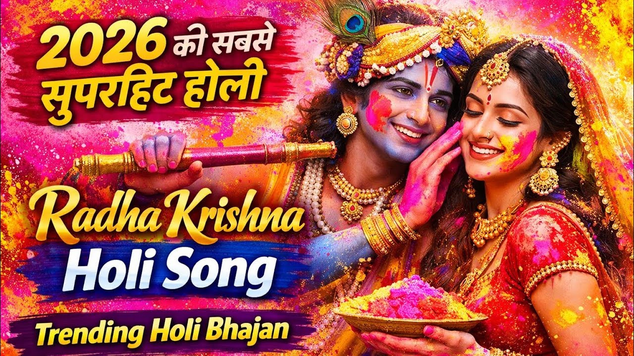 Radha Krishna Ki Rangeen Holi 2026 | Barsane Wali Holi | Superhit Holi Song”holi ayi re