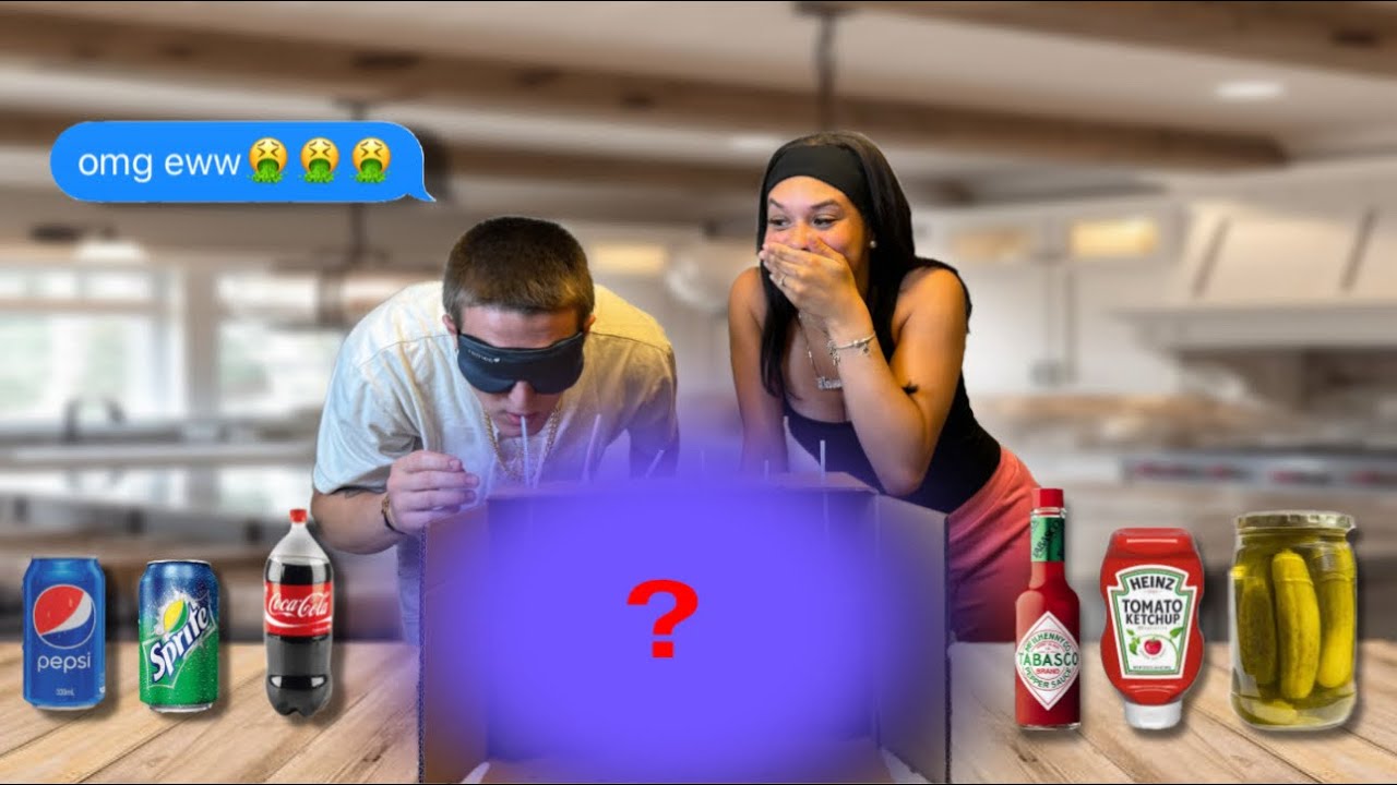 GUESS THE DRINK CHALLENGE *Gross* -Vitoandniyah