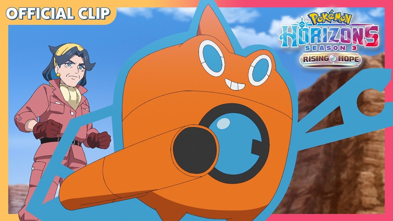UK: A Rotom Washing Machine? 🤔 | Pok&eacute;mon Horizons: Season 3 | Official Clip