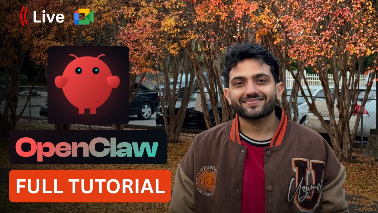 🔴 LIVE: OpenClaw Tutorial – Setup, Usage & Explore Codebase