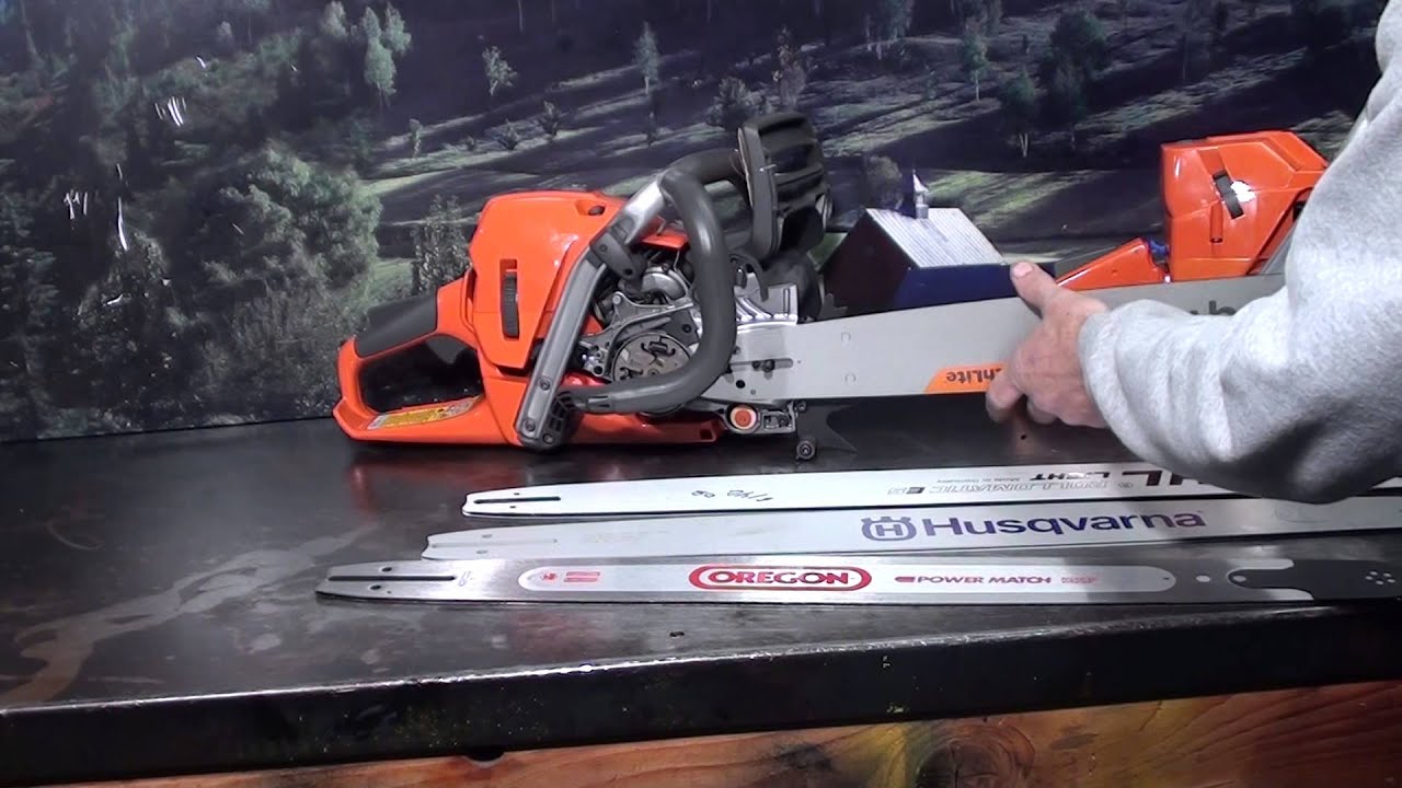 The chainsaw guy shop talk professional chainsaw bars Husqvarna 372 XP Stihl