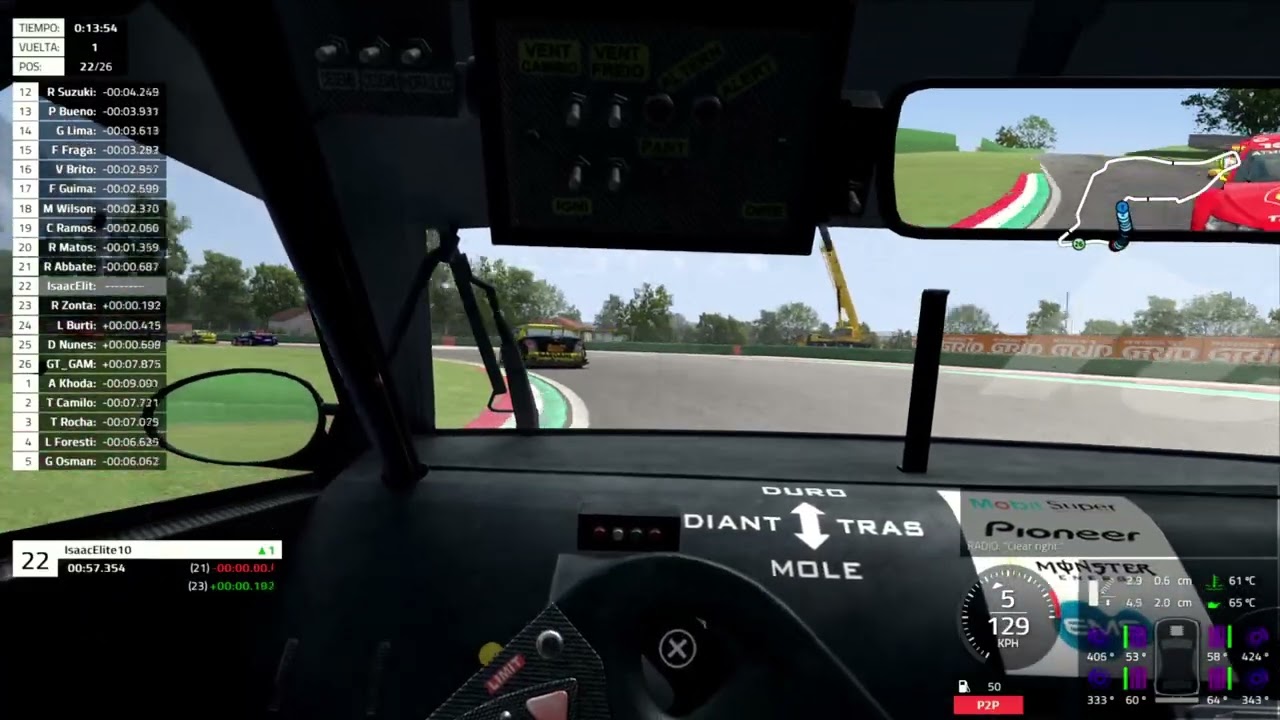 AMS1 Carrera de Stock Car V8 2015 con @GT_GAMRx23 (alfin este tiene volante) en lmola