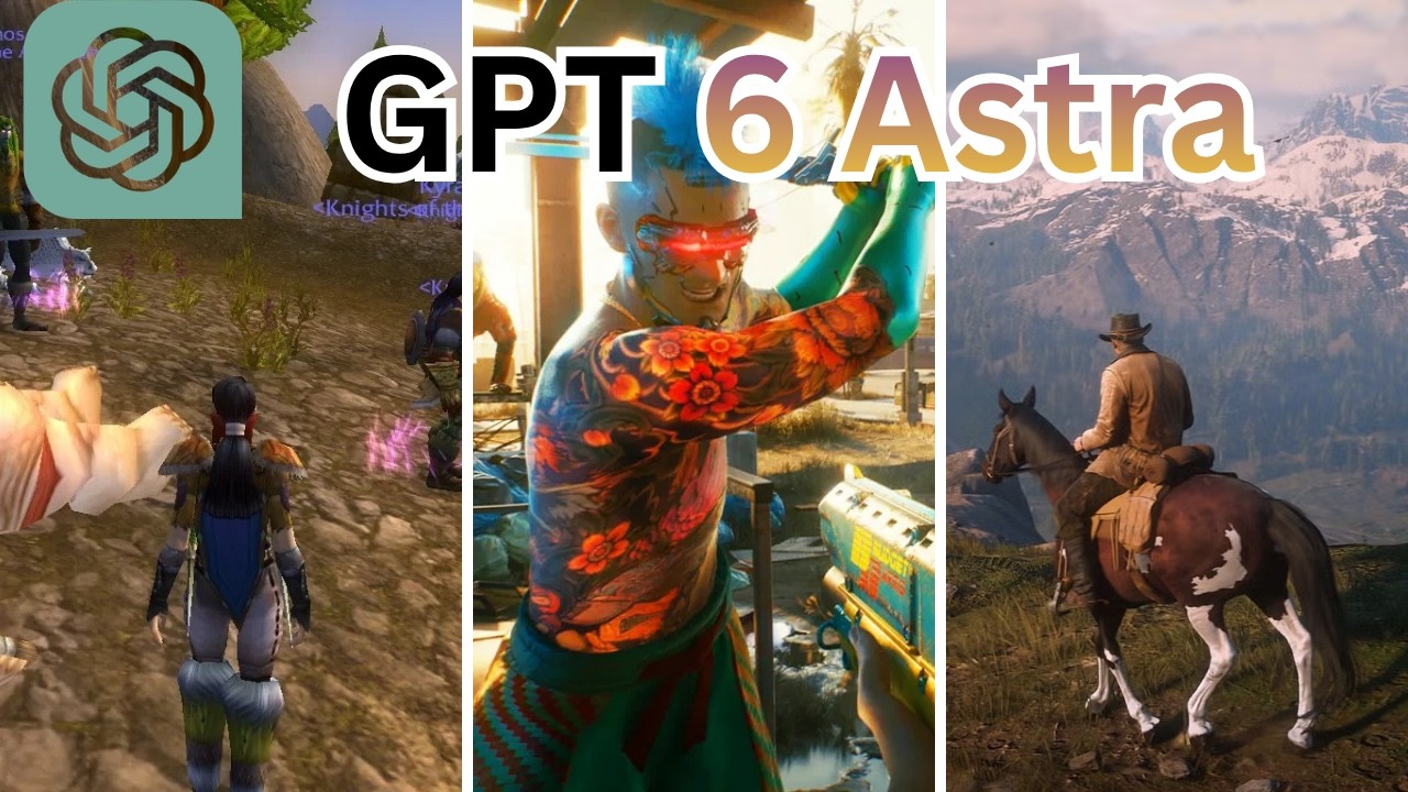 GPT 6 Astra Makes 3 Games From Scratch (Using Blender)