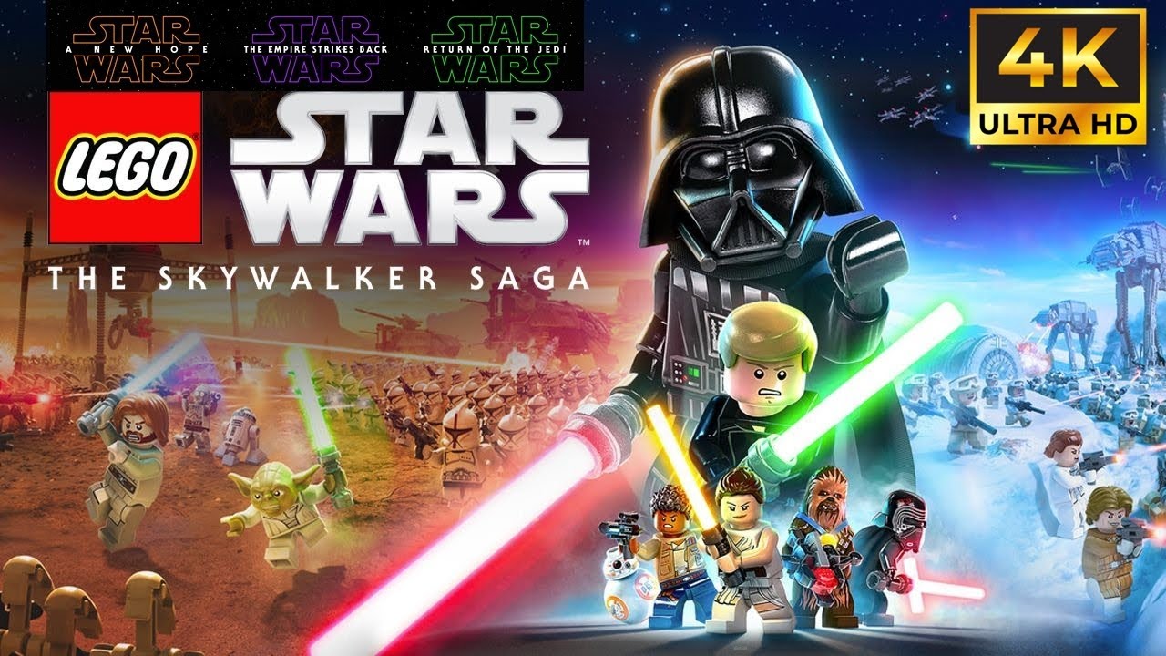 Lego Star Wars: The Skywalker Saga - The Original Trilogy Full Game Longplay Walkthrough (4K)