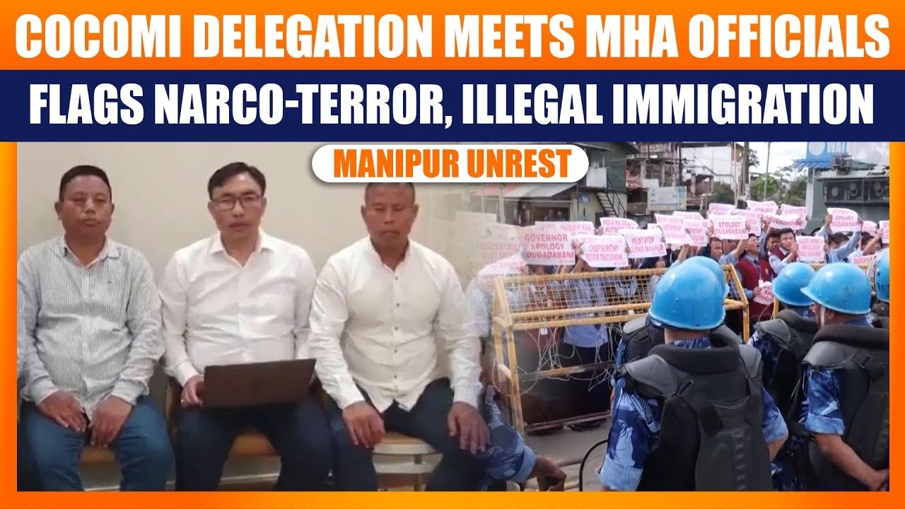 COCOMI Raises Manipur Narco-Terror, Illegal Immigration Concerns with Home Ministry | News9
