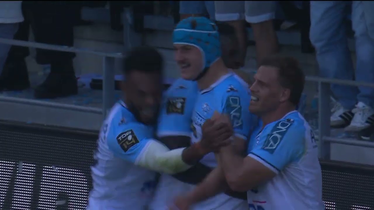 TOP 14 - Essai de Esteban CAPILLA (AB) - Aviron Bayonnais - ASM Clermont