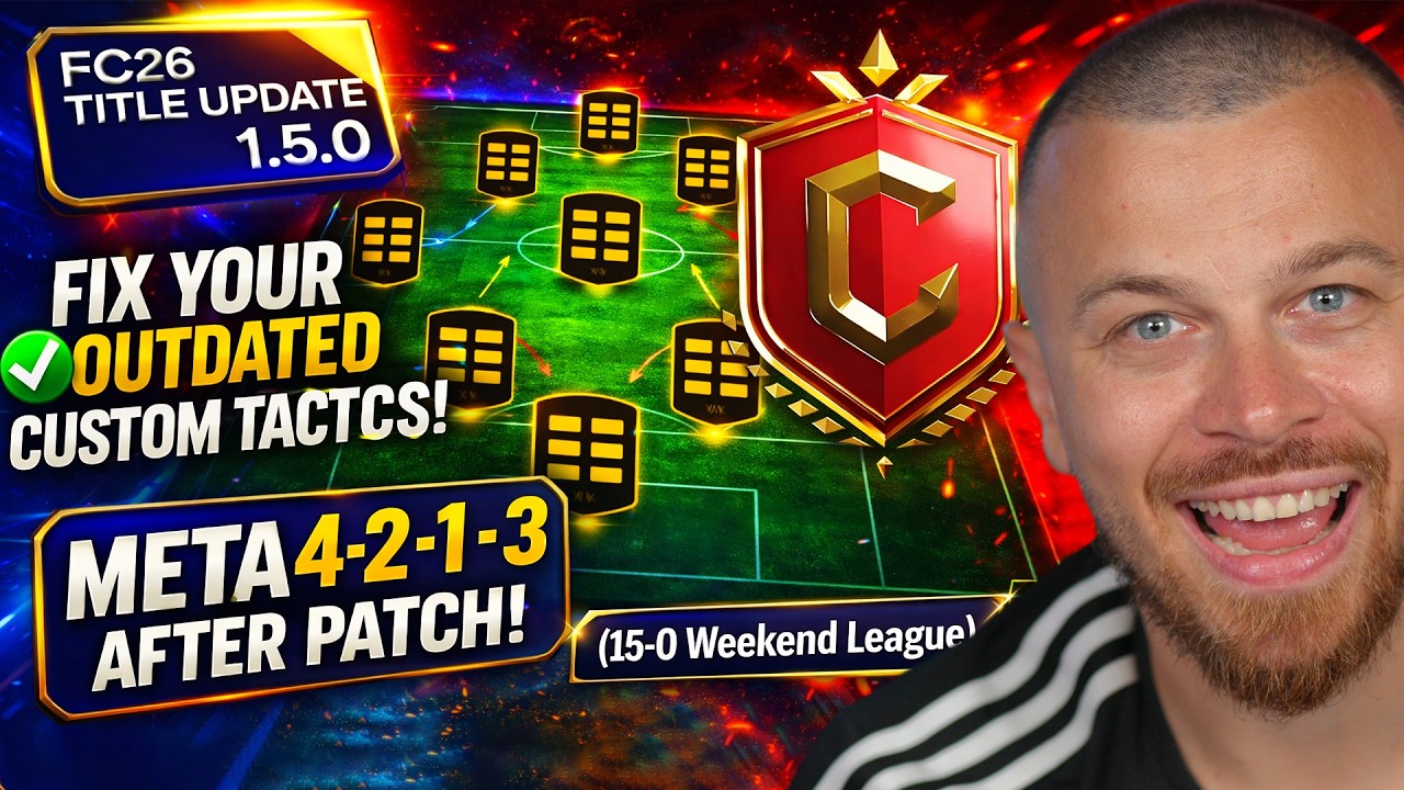 Fix Your OUTDATED Custom Tactics ✅ NEW META 4-2-1-3 After Patch (15-0 Weekend League) FC 26