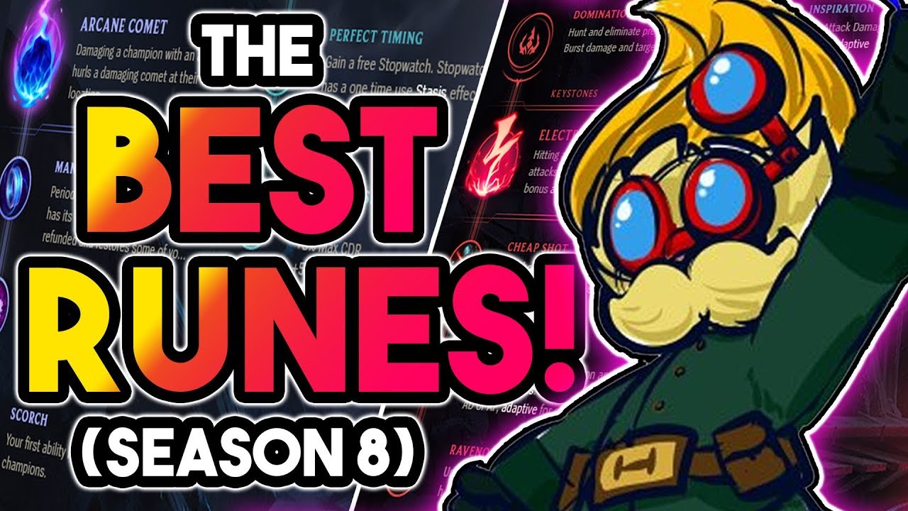 NEW HEIMERDINGER RUNES! THE BEST HEIMERDINGER RUNES IN SEASON 8? - League of Legends