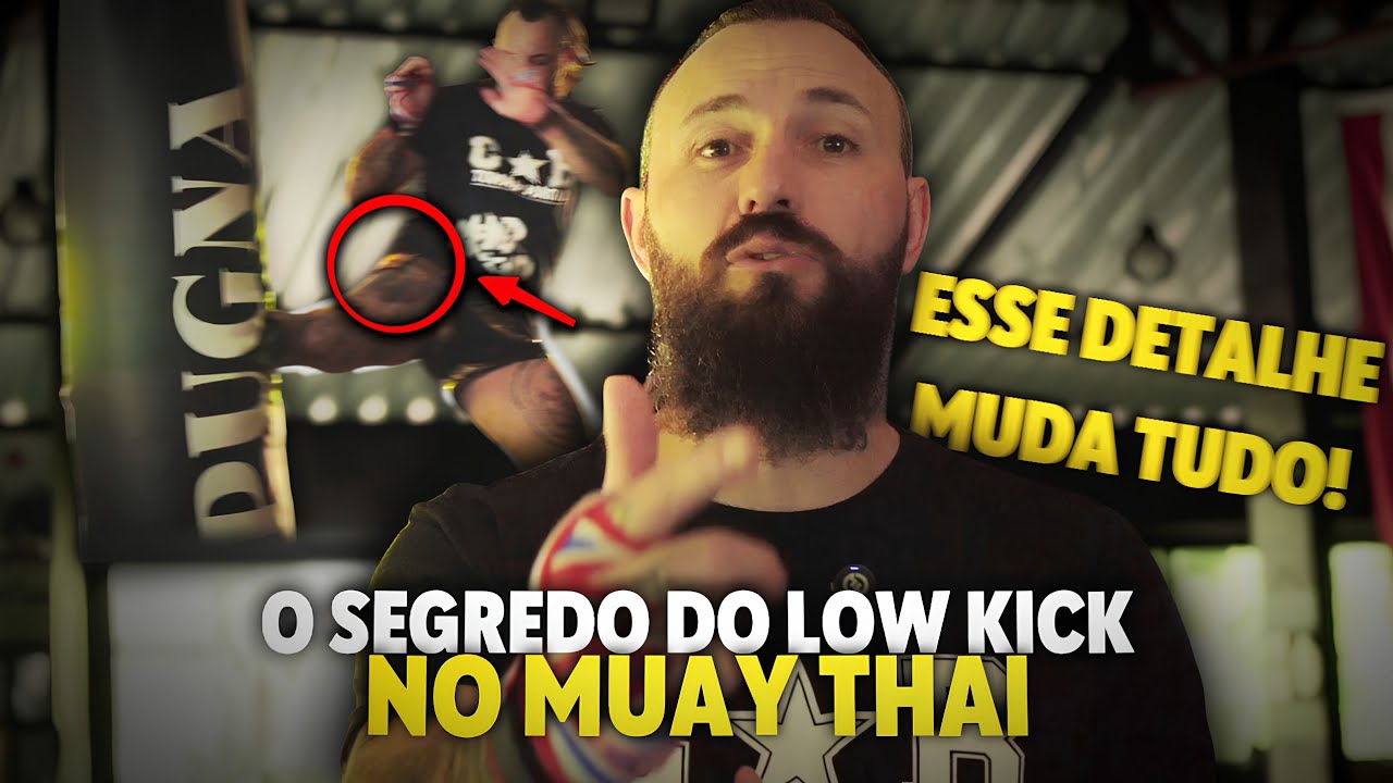 O SEGREDO DO LOW KICK no Muay Thai | Técnica e Potência com Tomas Magno
