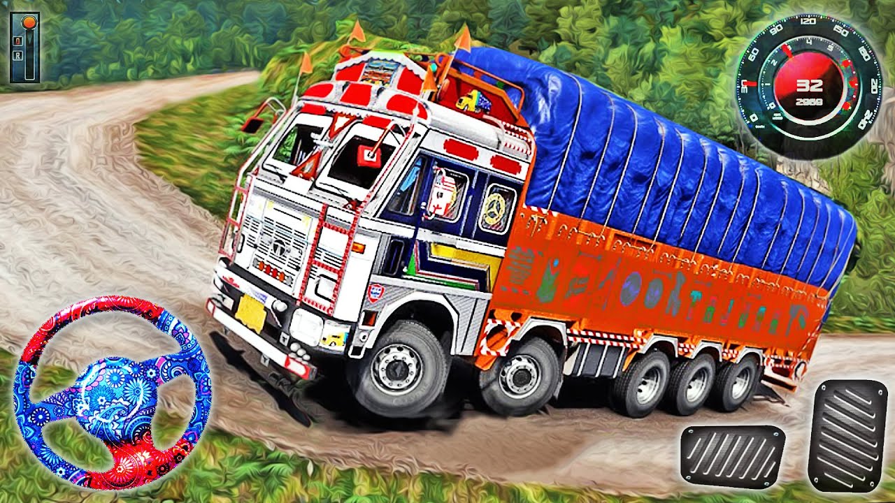 Indian TATA Truck Simulator - US Offroad Cargo Truck Driving - Android GamePlay