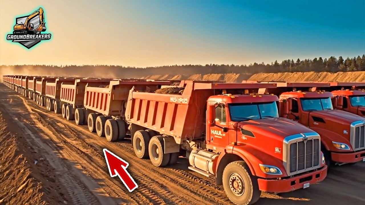 Million-View Excavators Digging a Giant Underground Coal Mine | Groundbreakers