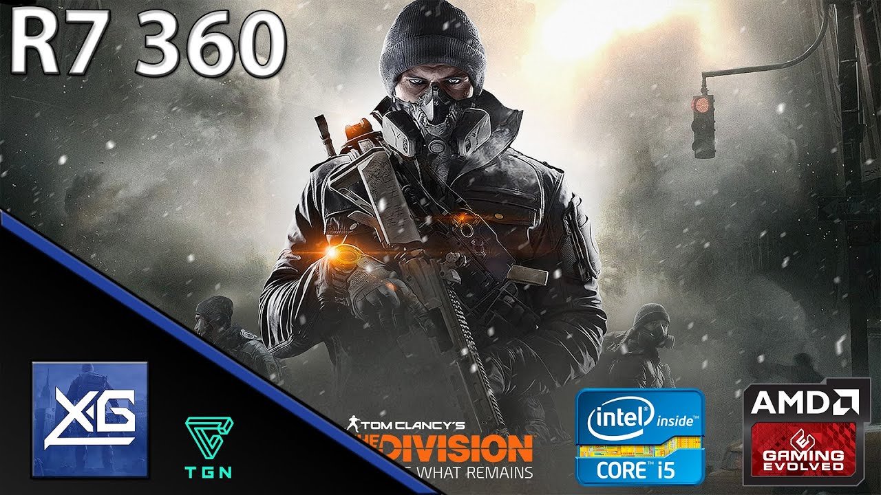 Tom Clancy&rsquo;s The Division&trade; On AMD Radeon R7 360 OC 2GB GDDR5 | 1080P | FPS - TEST