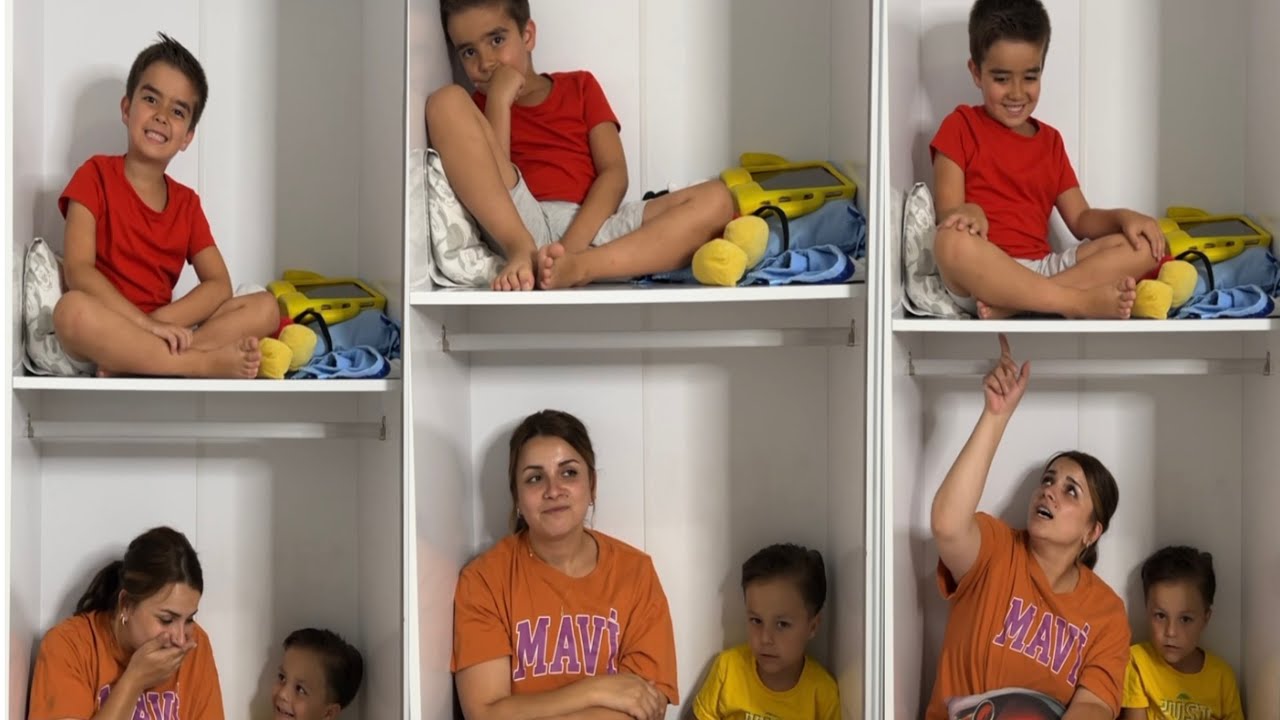 DOLAPTAN EN SON ÇIKAN KAZANIR !! DEVRAN İLE DOLAPTA UYUDU