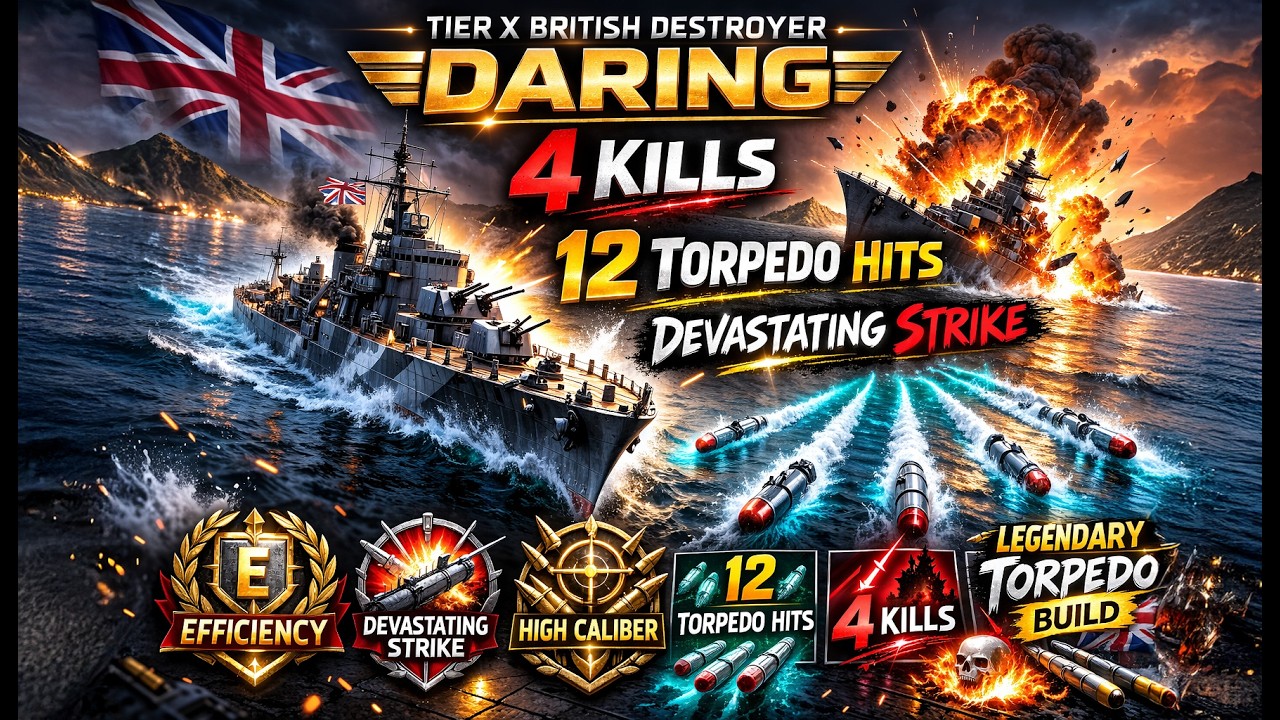 E Efficiency Badge X Daring BROKE The Match😈 Dev Strike • High Caliber #worldofwarships #wows #gamer