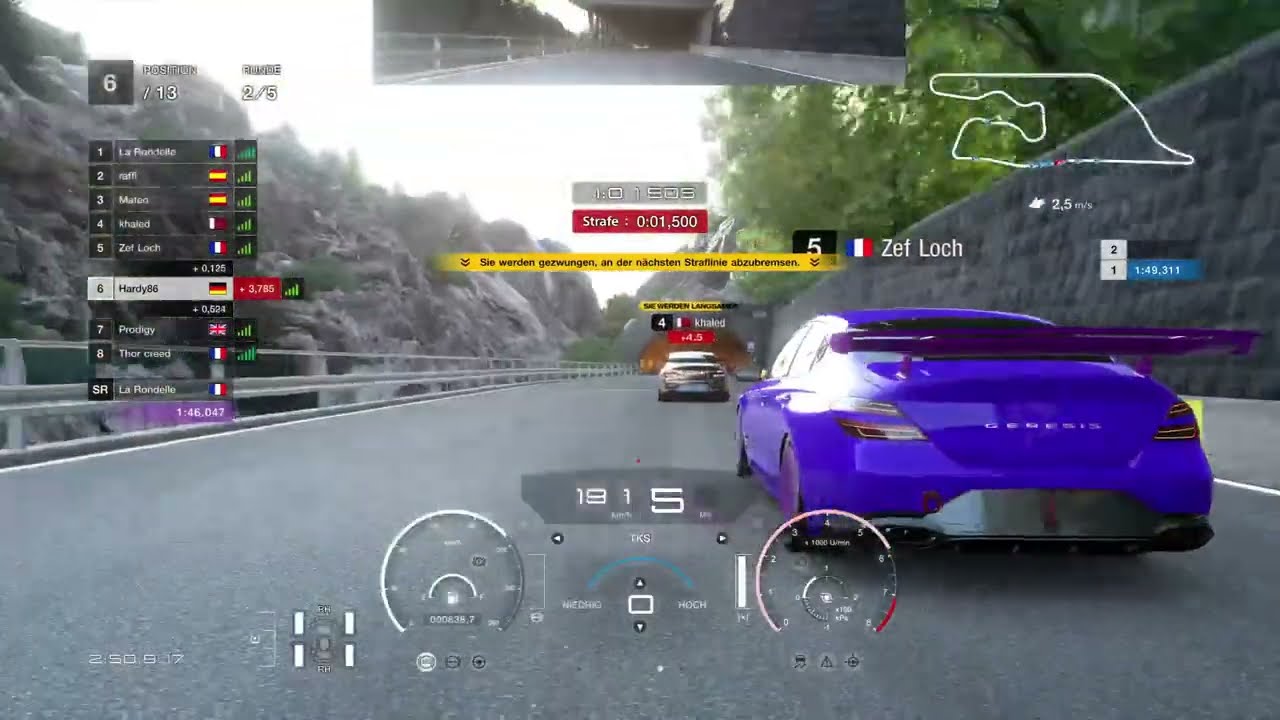 Gran Turismo 7 Online Rennen Deep Forest Raceway 5 Runden Gr.4